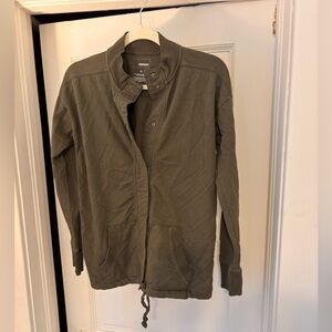 Sonoma Olive Snap-Button Jacket